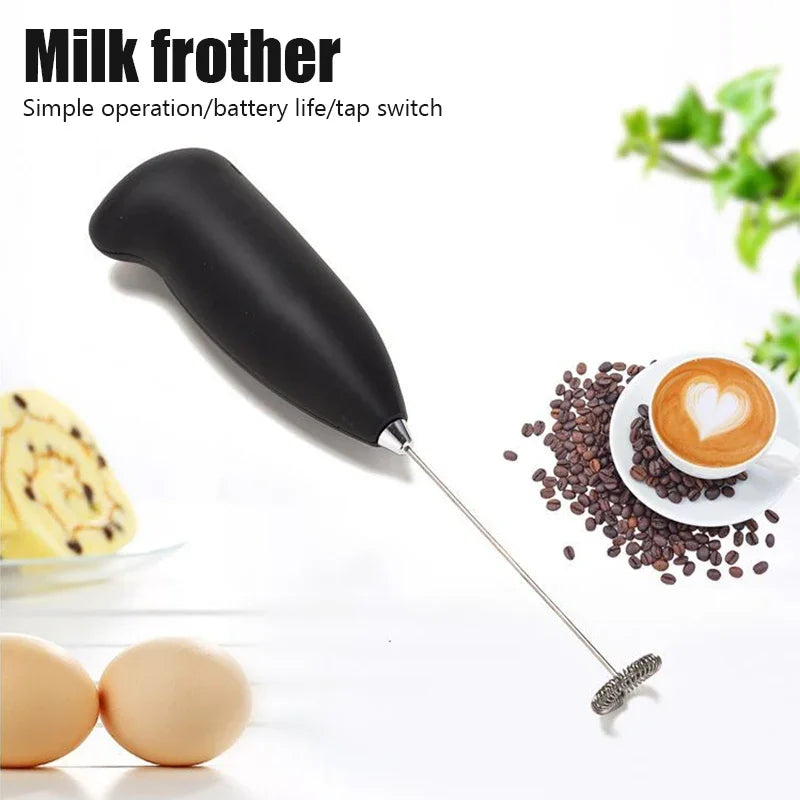 Coffee Starter Kit – Frother + Glass Cup