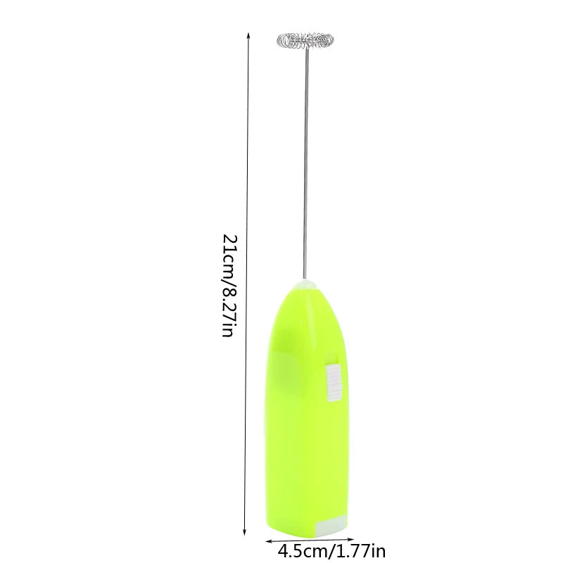 Portable Milk Frother – Stainless Steel Handheld Coffee Mixer